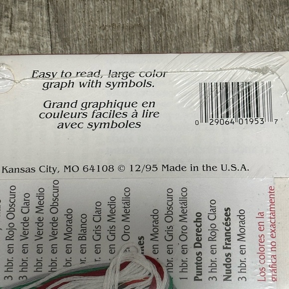 Christmas Traditions Carousel Horse Counted Cross Stitch Kit Vintage 1995 New - Picture 8 of 8